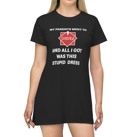 Women's Tee Dress - S#!tty Shinra Souvenir
