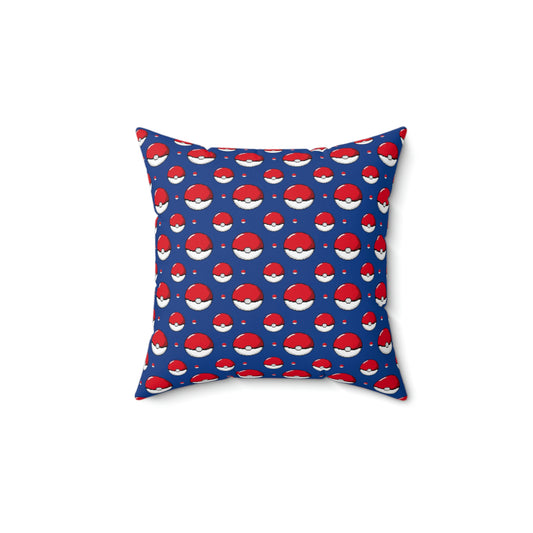 Pokeball Blue Pillow