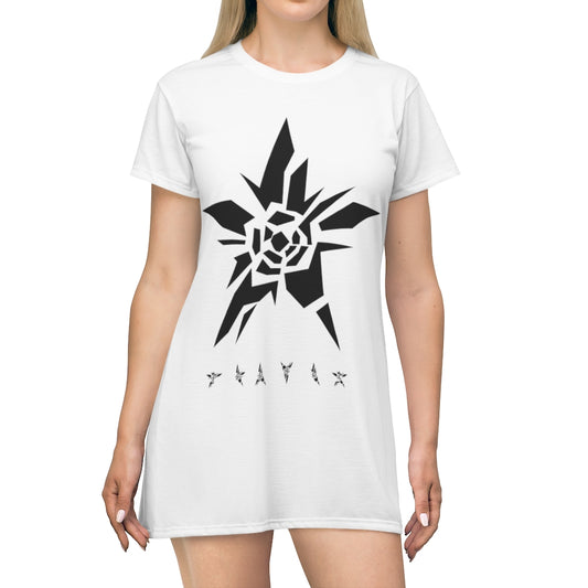 White No More Heroes Tee Dress Gaming Fashion