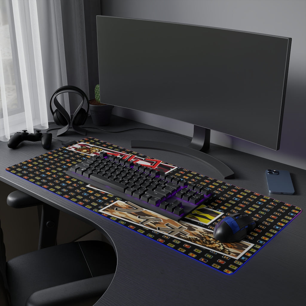 LED Mouse Pad - Pregrin Cammo