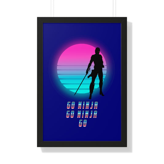 Framed Poster - Go Ninja