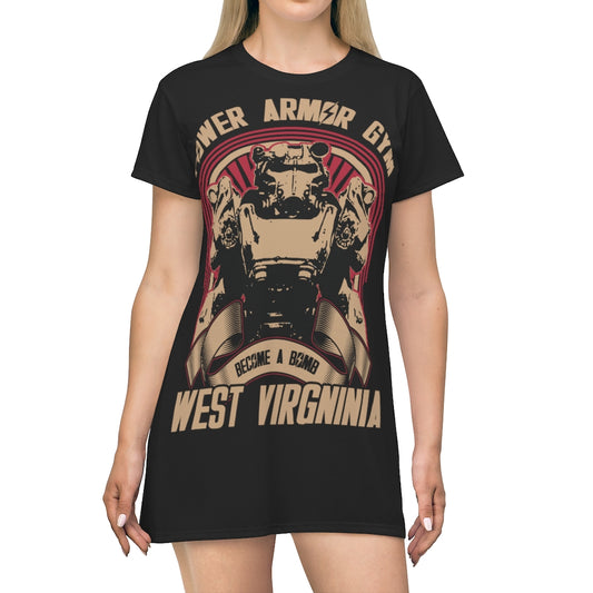 Black Fallout T Dress Gaming Fashion