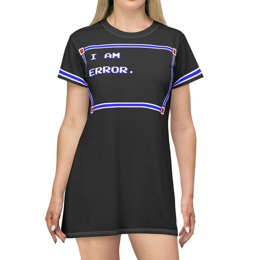 Women's Tee Dress - I Am Error