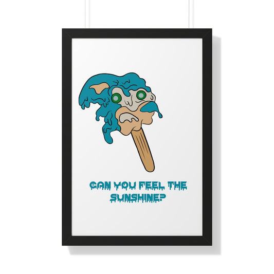Framed Poster - Melting Sonic