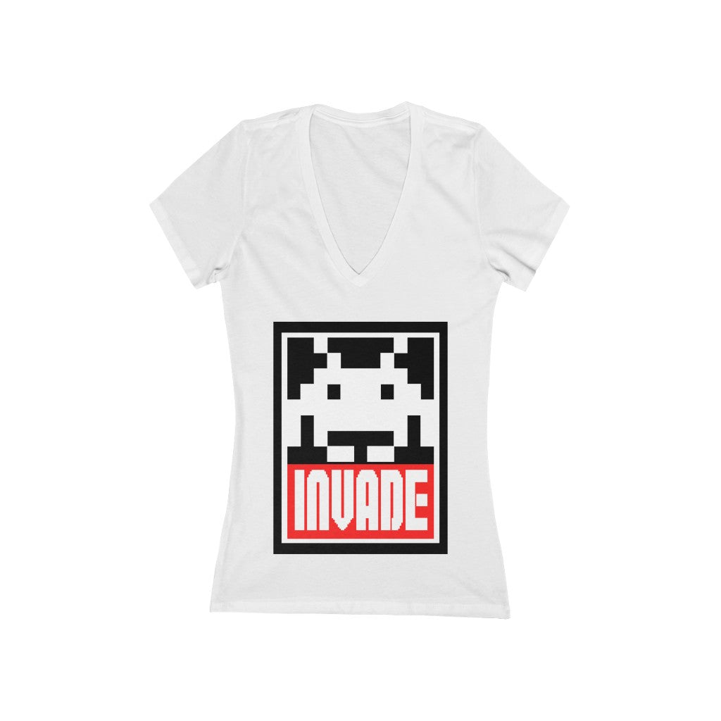 White Space Invaders V T Shirt Gaming Fashion