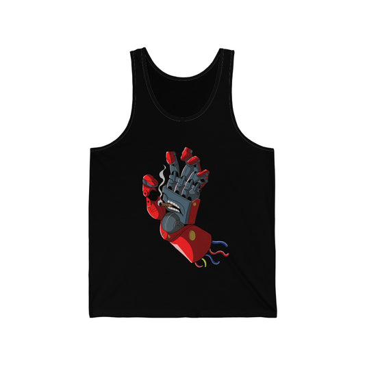 Black Metal Gear Tank T Shirt Gaming Fashion