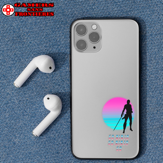 Transparent Outdoor Sticker - Go Ninja Tee