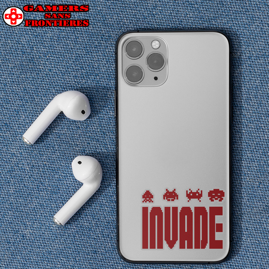 Transparent Outdoor Sticker - Invasion