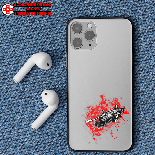 Transparent Outdoor Sticker - Locust’s Nightmare