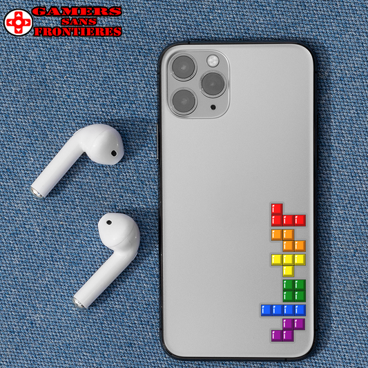 Transparent Outdoor Sticker - Blocks’ Diversity