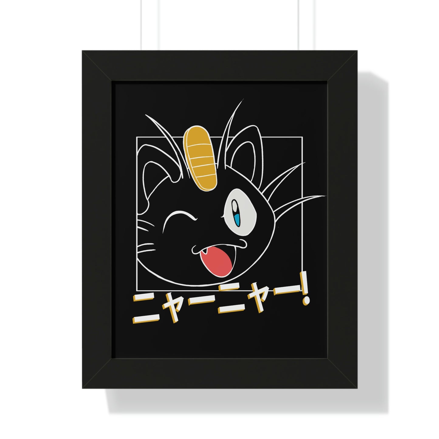 Pokémon Framed Poster - Meowth