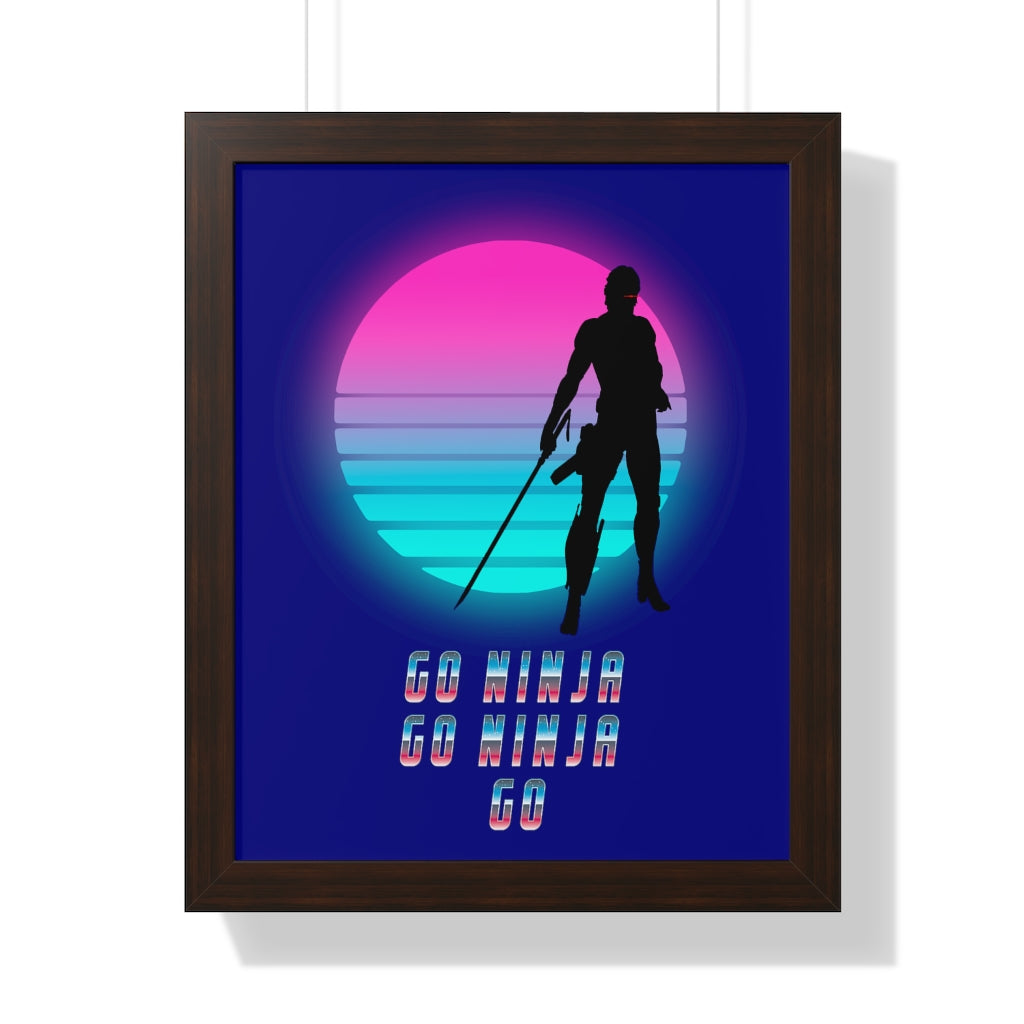 Framed Poster - Go Ninja