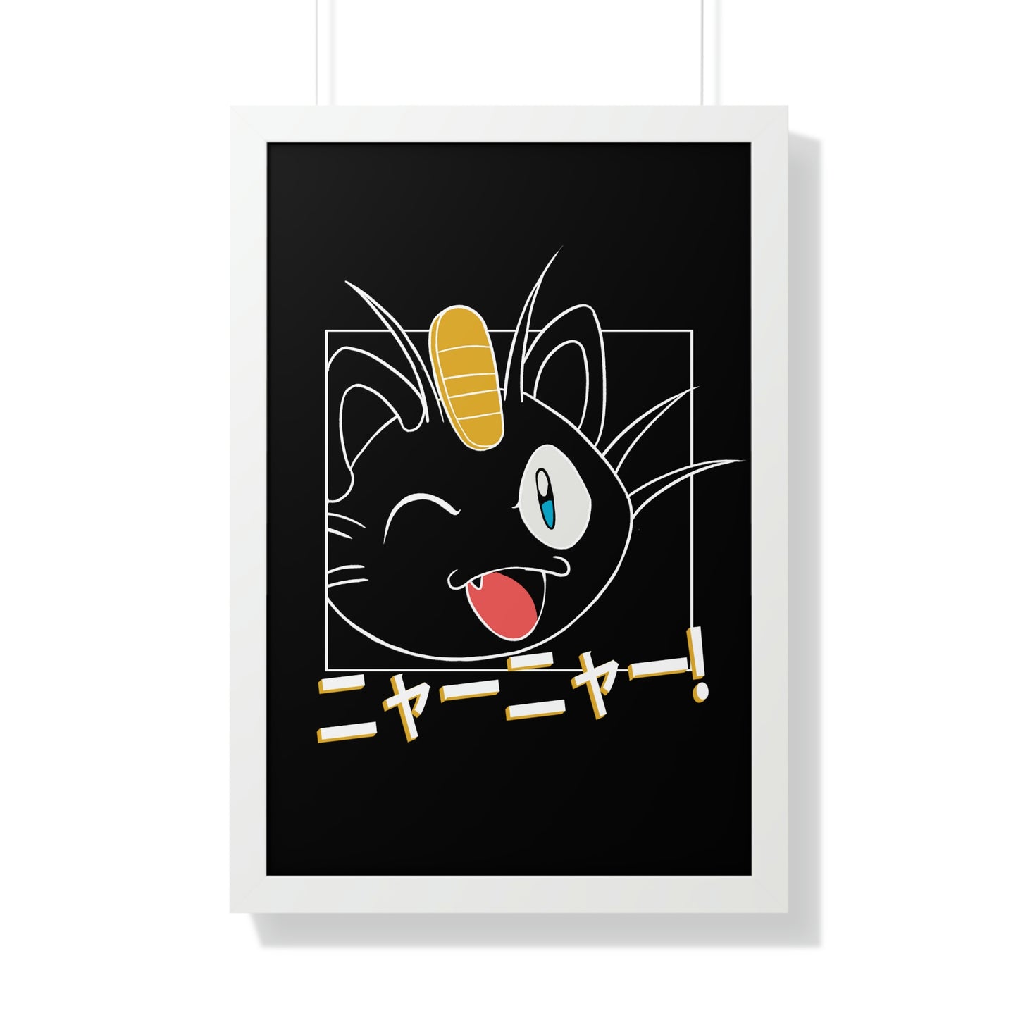 Pokémon Framed Poster - Meowth