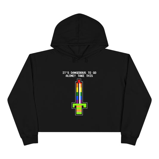 Women's Crop Hoodie - Going Solo