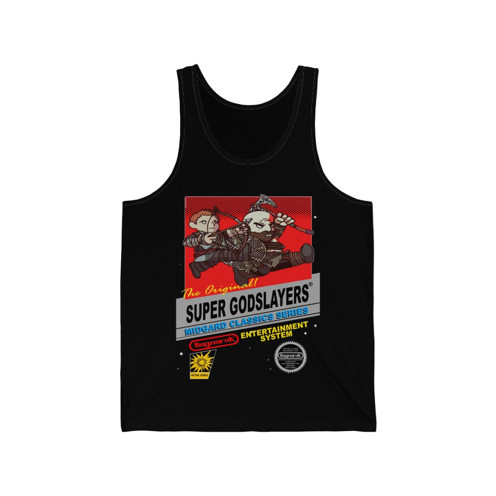 Black God of War Tank T Shirt Gaming Fashion