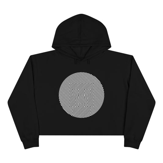 Women's Crop Hoodie - Creeper Stealth