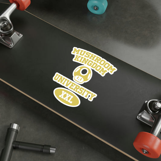 Super Mario Die-Cut Outdoor Stickers - Mushroom Kingdom University