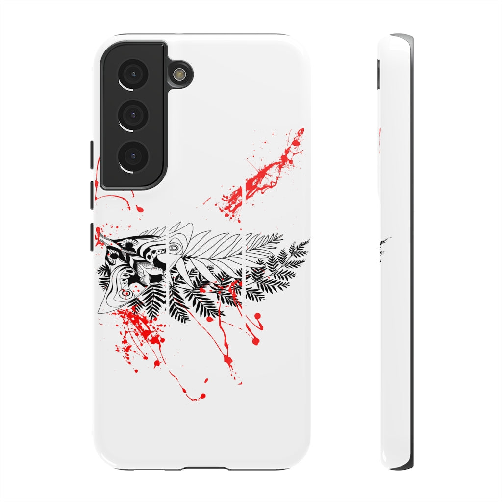 Tough Case - Moth Tattoo White