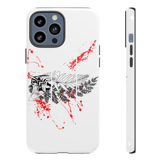 Tough Case - Moth Tattoo White