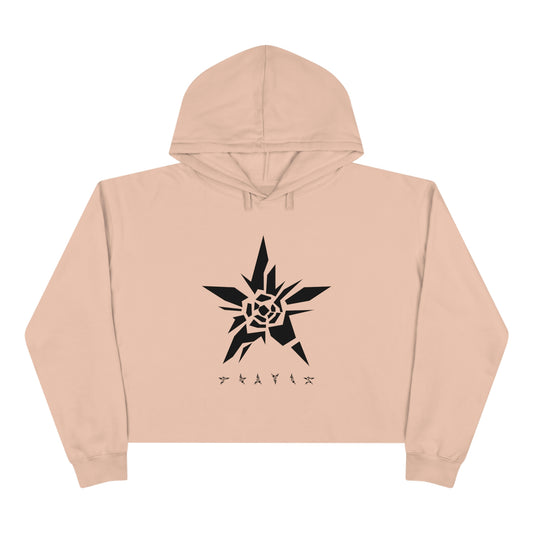 Women's Crop Hoodie - No More Blackstars