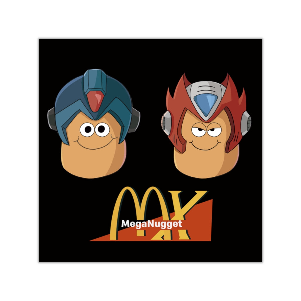 Mega Man Vinyl Sticker Gaming Merch