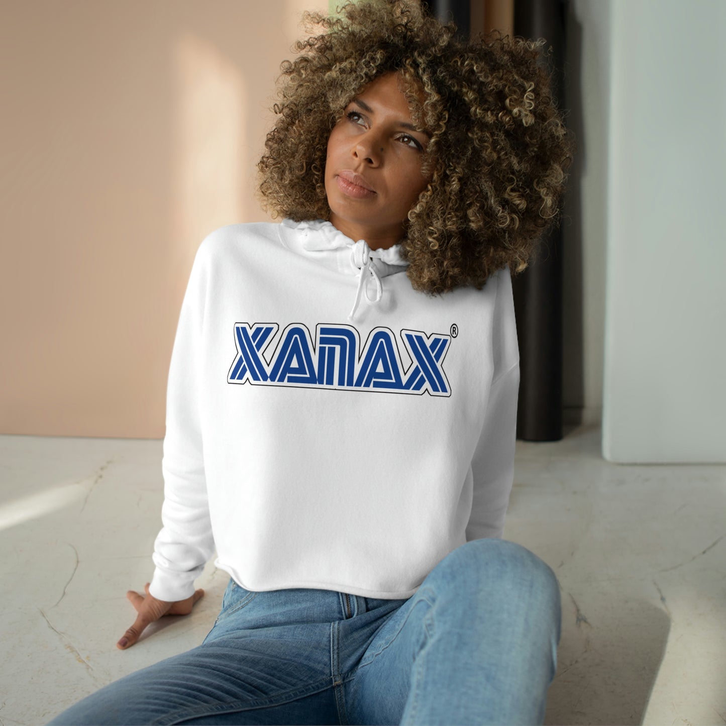 Women's Crop Hoodie - XANAX