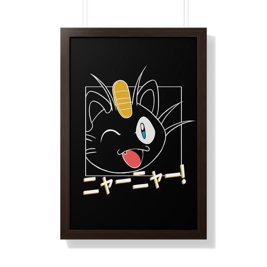 Pokémon Framed Poster - Meowth