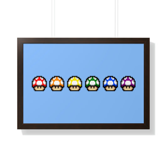 Super Mario Bros Framed Poster - From Diversity Kingdom