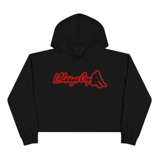 Women's Crop Hoodie - I Always Cry
