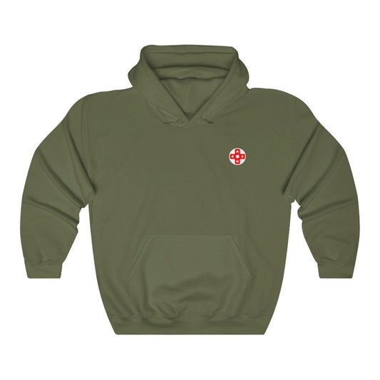 Military Green Gamers Sans Frontieres Hoodie Gaming Fashion