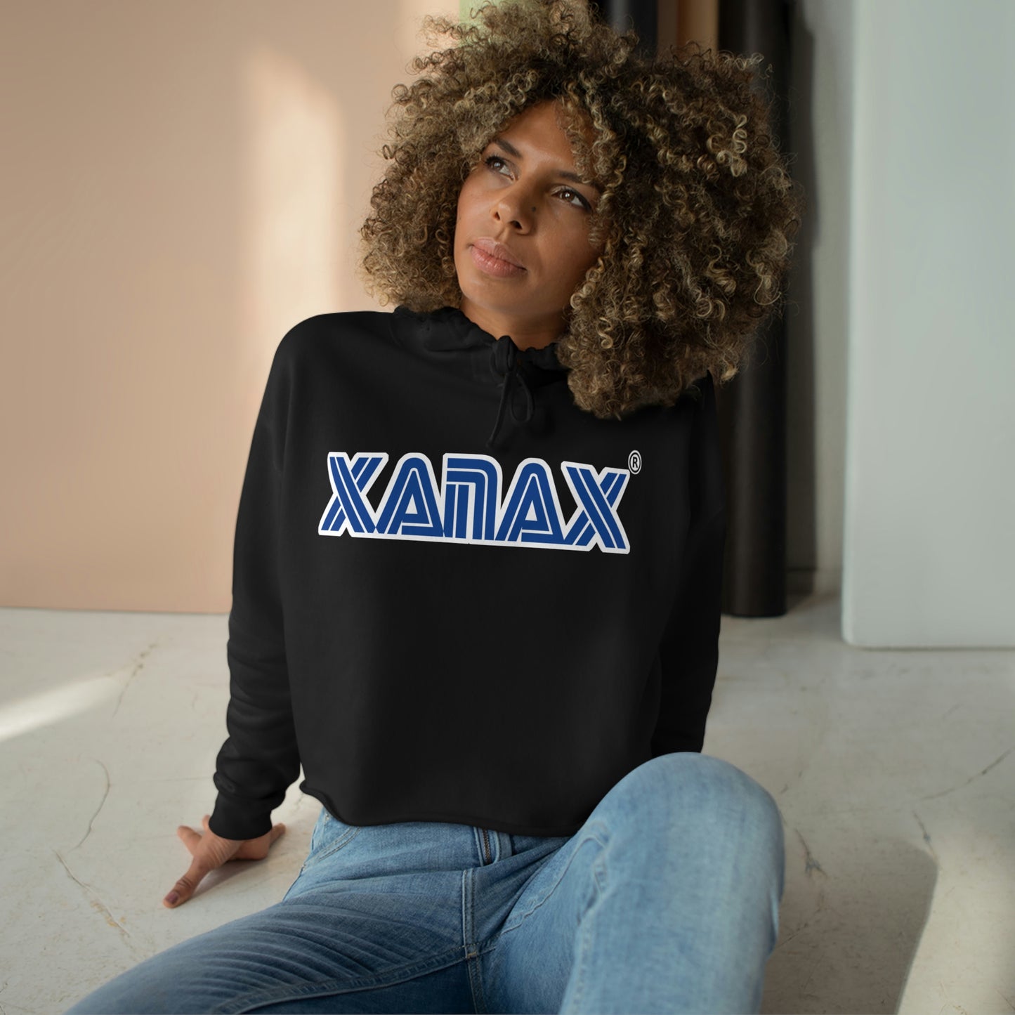 Women's Crop Hoodie - XANAX