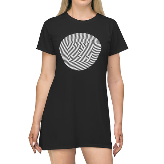 Women's  Tee Dress - Block Stealth