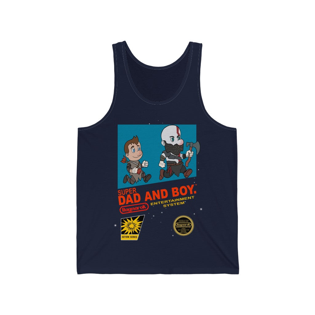 Navy God of War Tank T Shirt Gaming Fashion