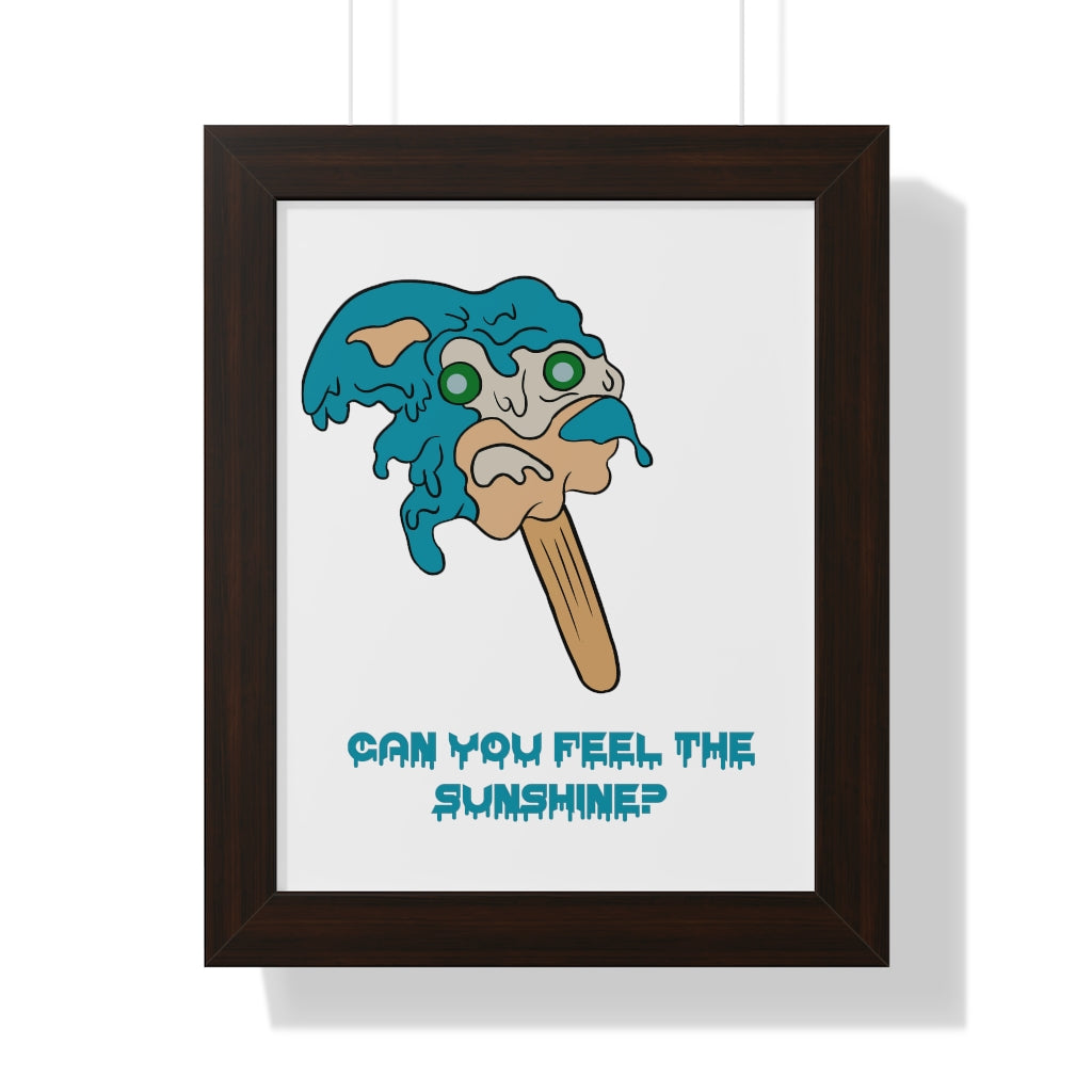 Framed Poster - Melting Sonic