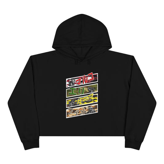 Women's Crop Hoodie - Peregrin Camo