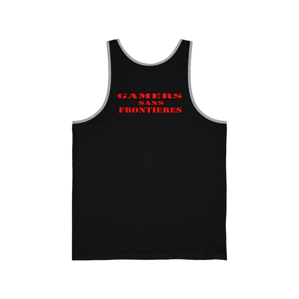 Black Gamers Sans Frontieres Tank T Shirt Gaming Fashion