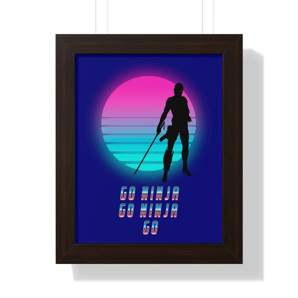 Framed Poster - Go Ninja