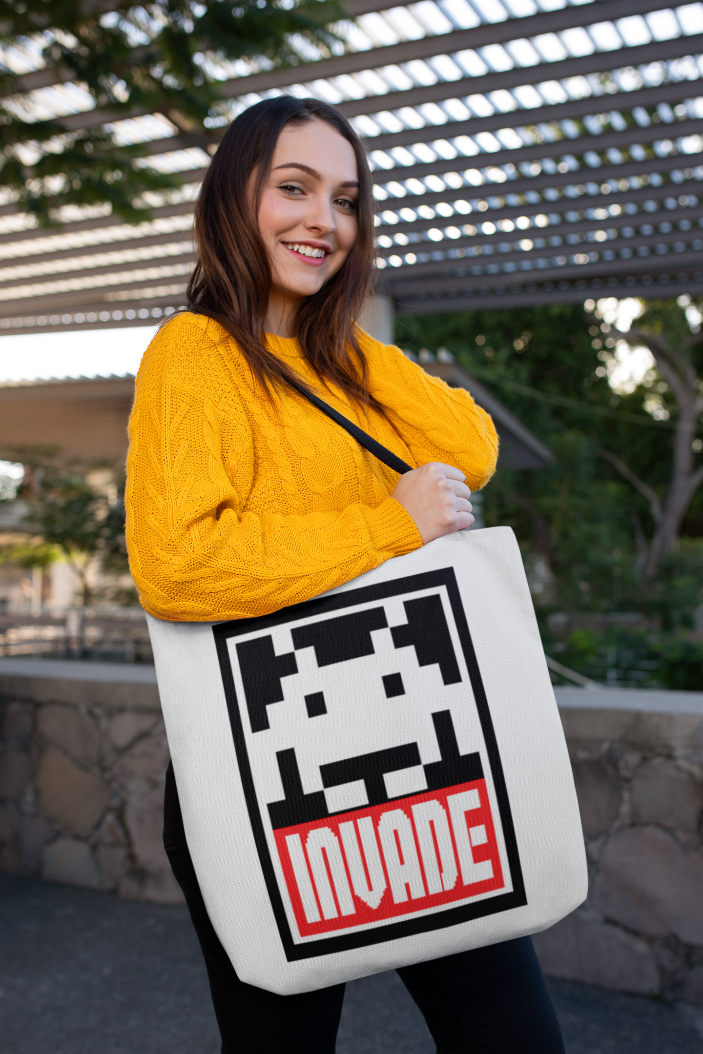 Space Invaders Tote Bag Gaming Merch