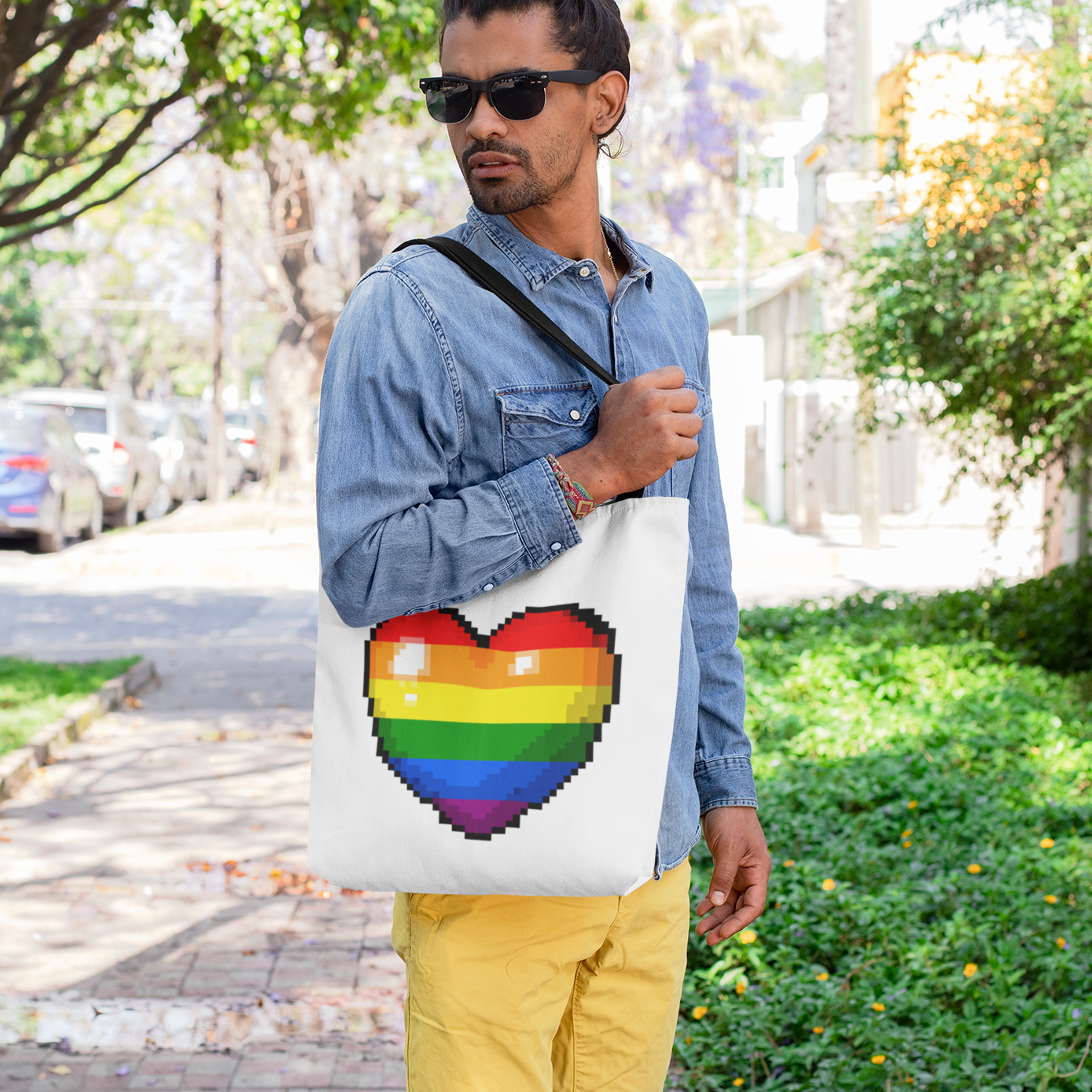 Extra Colorful Life Tote Bag