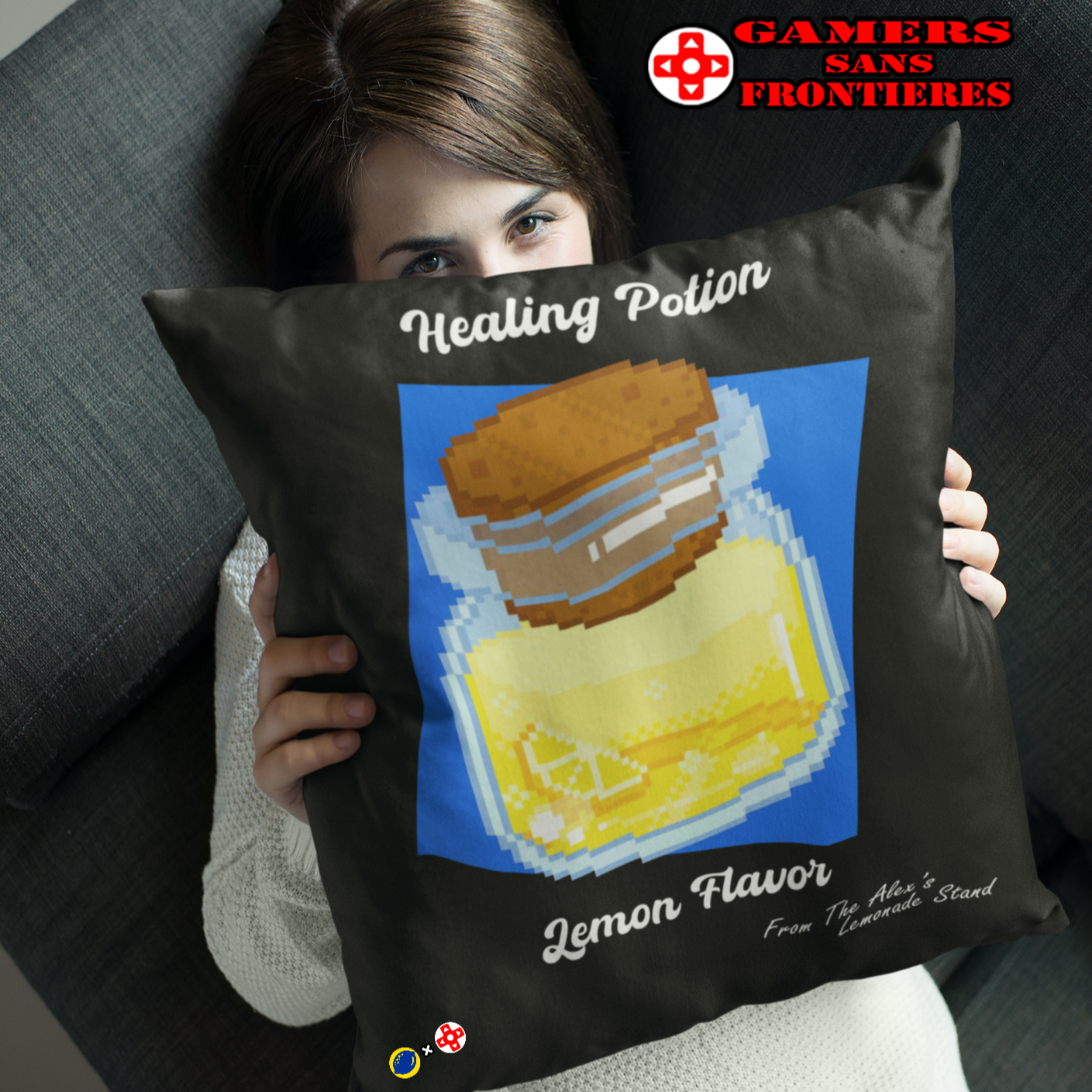 ALS x GSF Pillow - Lemon Healing Potion
